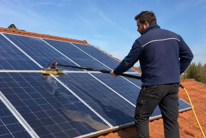 Nettoyage et entretien de panneaux solaires à Vairé
